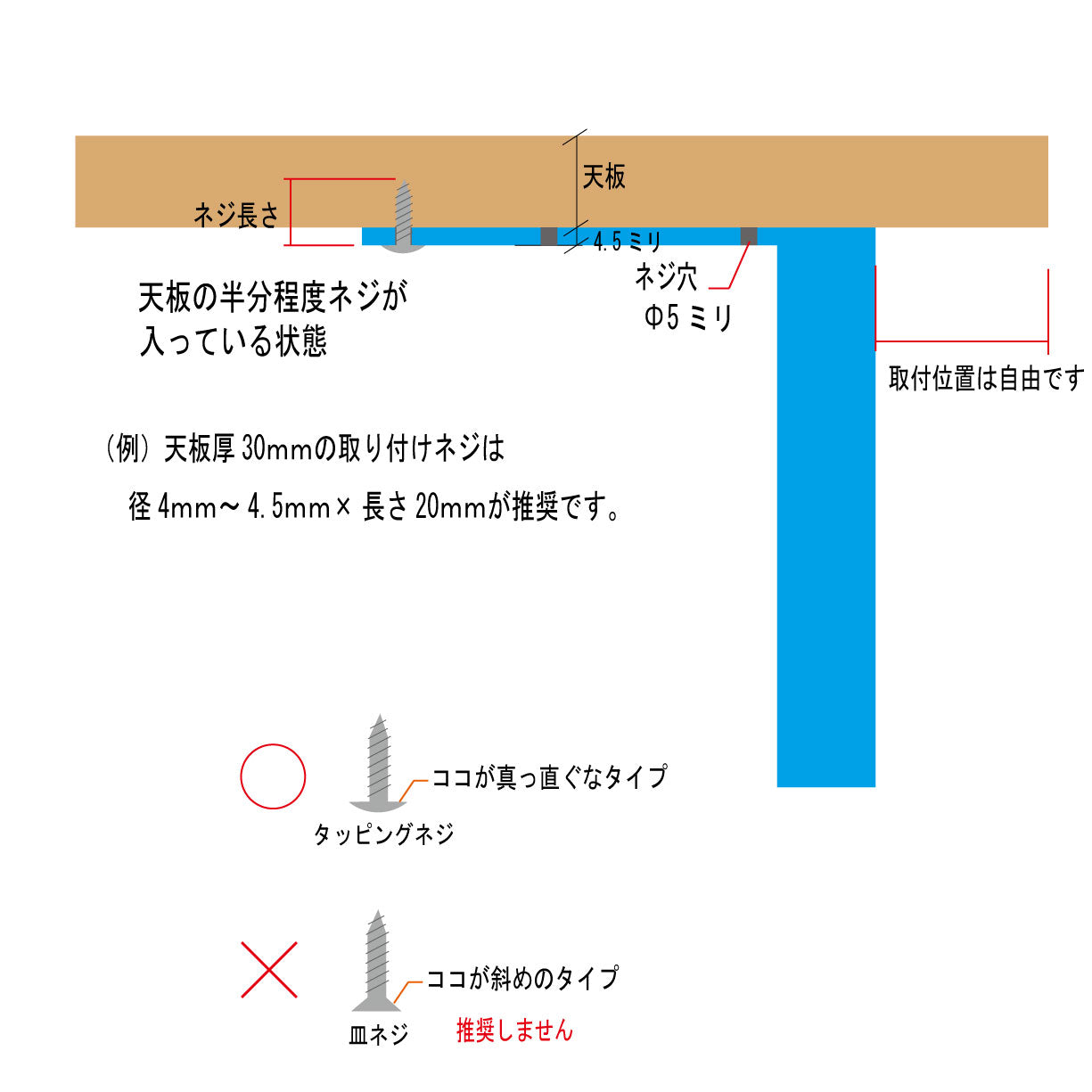 テーブル脚4本セット 高さオーダー式 独立脚 ビス別売り 天板別売り 脚のみ カラフルアイアン アジャスター標準装備