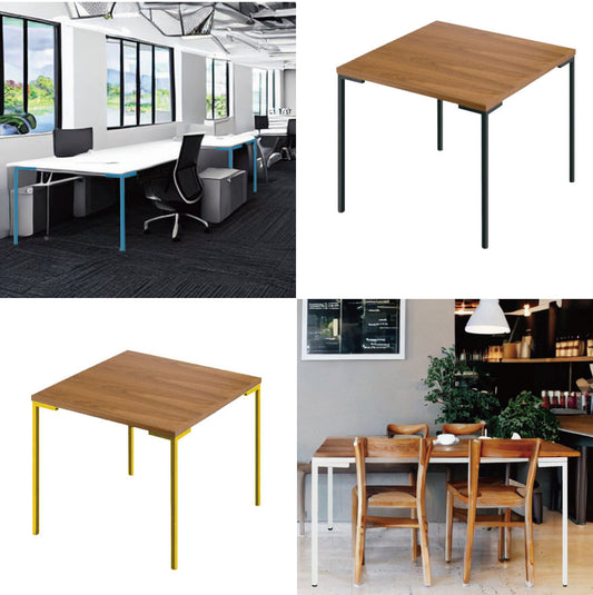 テーブル脚4本セット 高さオーダー式 独立脚 ビス別売り 天板別売り 脚のみ カラフルアイアン アジャスター標準装備