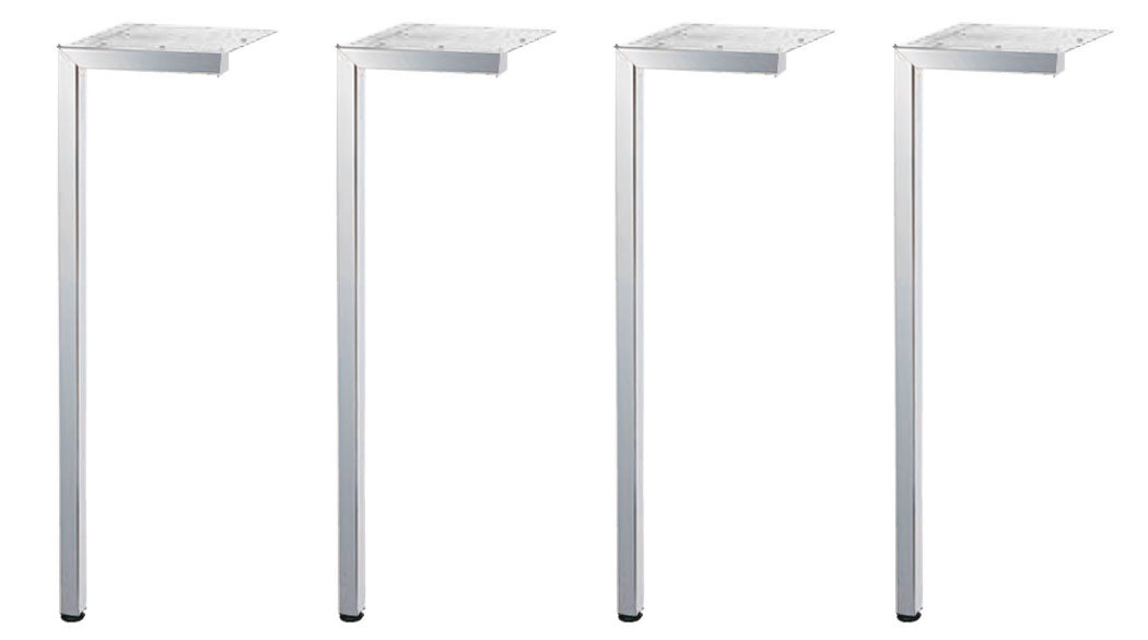 テーブル脚4本セット 高さオーダー式 独立脚 ビス別売り 天板別売り 脚のみ カラフルアイアン アジャスター標準装備