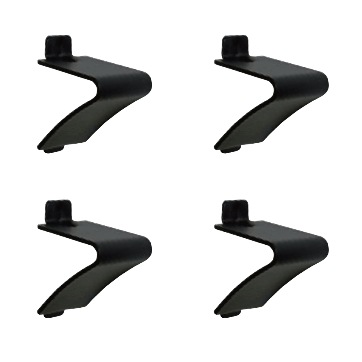 棚ダボ 棚柱用 ダボレール 用ステンレス 棚板受け 4個セット