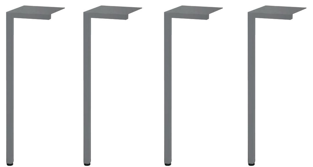 テーブル脚4本セット 高さオーダー式 独立脚 ビス別売り 天板別売り 脚のみ カラフルアイアン アジャスター標準装備